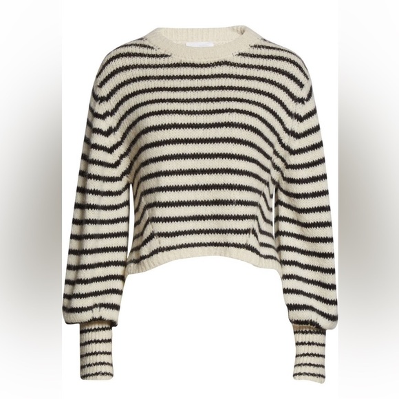 Elara Strip Crop Sweater | Eleven Six​ - Picture 3 of 6